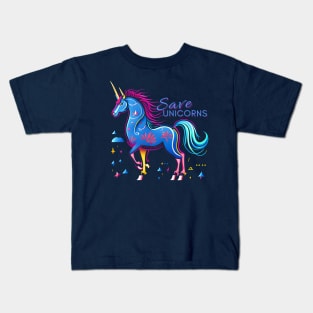 Save the unicorns Kids T-Shirt